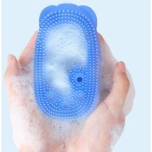 1001 Dışı Silikon, Içi Süngerli Duş, Banyo, Hamam Kesesi, Rahatlatıcı Masaj Etkili Yumuşak Duş