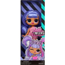 1001 Mgae L.o.l. Surprise Tweens Bailey Bebek, Pembe Kıyafet, Lila Saç, Plastik, 16.5 cm