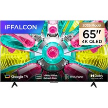 1001 65U75A 65 Inç Smart Tv 4K QLED Renkli Quantum Crystal Hdr 10+ Gaming Google Tv, 144Hz Doğal Yenil