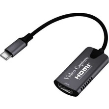1001 Type C Video Capture Yakalama Kartı Uçlu HDMI To Type-C Pc Bilgisayar Video Yakalama (Hdmı Aktarma
