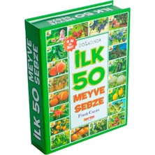 1001 Flash Card Doğasında Ilk 50 Meyve Sebze