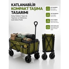 Mossem 130 kg Taşıma Kapasiteli Katlanabilir Wagon Taşıma Arabası