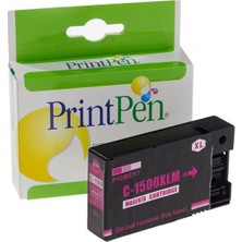 1001 Canon PGI-1500XLM Macenta (12.0ml.) Yüksek Kapasite Muadil Mürekkep Kartuşu