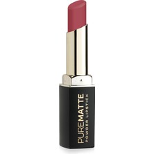 1001 Pure Matte Powder Lipstick No: 124 - Nemlendirici Pudramsı Mat Ruj