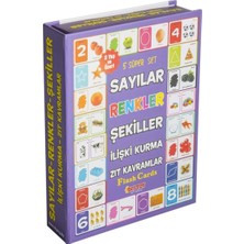 1001 Flash Card Süper Set Sayı -Renk -Şekil- Zıt Kavram -Ilişki Kurma