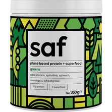 1001 Saf Bitkisel Protein + Superfood Mix, Greens (360 Gr)