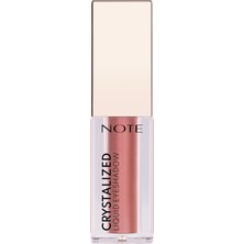 1001 Cosmetics Crystalized Liquid Eyeshadow Likit Metalik Göz Farı, 04 Pink Bouquet
