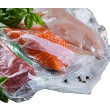 1001 50’li Vakum Poşeti Seti – 20X25 cm Gıda & Sanayi Tipi Vakum Paketleme Poşetleri – Sızdırm
