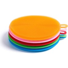 1001 BAYSA-1038 Silikon Bulaşık Yıkama Fırçası 2'li Set, CHRMK11852