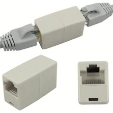 1001 2 Adet RJ45 Cat5 Cat6 Cat7 Cat8 Modem Ethernet Internet Kablo Uzatıcısı Dişi Dişi Birleştirici