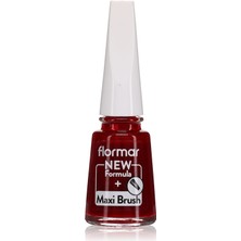 1001 Nail Enamel Yüksek Pigmentli & Parlak Bitişli Oje FNE-405 Red Roots
