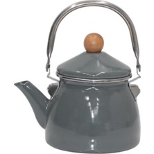1001 Gray Emaye Demlik Kettle Küçük 1.1 Lt