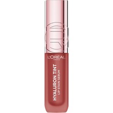 1001 L'oreal Cosmetics Hyaluron Lip Tint - 640 Tea Time | Çok Amaçlı Dudaklar ve Allık, 2 Kat Daha Fa