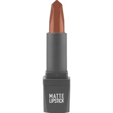 1001 Yoğun Renk Veren Uzun Süre Kalıcı Nemlendirici Kadifemsi Mat Ruj - Matte Lipstick 403 Caramel Nu