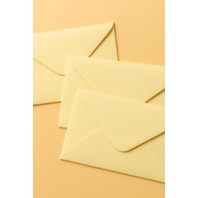 1001 Minik Zarf, 7x9 cm 25 Adet (Açık Sarı)