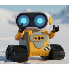 1001 Akıllı Kumandalı Robot Oyuncak, Wall-E Benzeri El Sensörlü, USB Şarjlı, Işıklı ve Müzikli