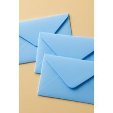 1001 Minik Zarf, 7x9 cm 25 Adet (Koyu Mavi)