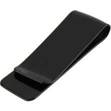 1001 Metal Kağıt Para Tokası Kart Tutucu Klips Cüzdan Siyah 5,2cm x 2cm