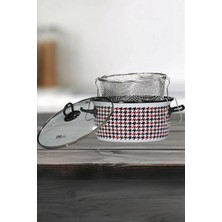 1001 Forte Black Emaye Kızartma Tenceresi 22 cm