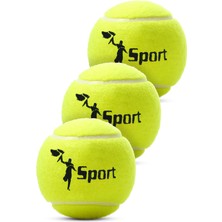 1001 3 Adet Tenis Topu Başlangıç Seviye Eğitim Antrenman Amatör Maç Topu Tennis Ball