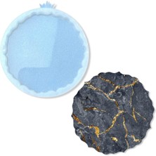 1001 Reçine Bardak Altlığı Silikon Kalıbı, Soya Mum Kalıbı, Kokulutaş Kalıbı, Beton Kalıbı