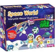 1001 Space World Manyetik Hikaye Oluşturma Kutu Oyunu