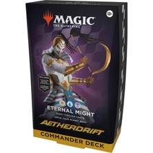 1001 Magic The Gathering Aetherdrift Commander Deck - Eternal Might (100 Kartlık Deste, 2 Kartlı Toplay
