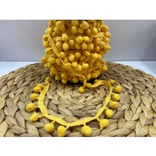 1001 Benim Marifetlerim - Sarı Pon Pon Kurdele 2 Metre