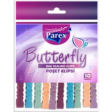 1001 Butterfly Poşet Klipsi 10'lu