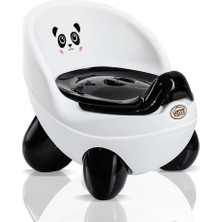 1001 Violet Passion 0084 Panda Bebek Lazımlığı Beyaz