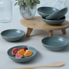 1001 Mat Yeşil Halka Çerezlik/sosluk 13 cm 6 Adet 322