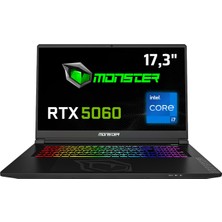 1001 Tulpar T7 V26.2.2 Intel Core I7 13620H 32 GB Ram 1 Tb SSD 8 GB Rtx 5060 Freedos 17,3" Fhd 144 Hz Oyu