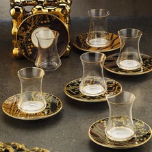 1001 1453 Kariye Gold 12 Parça Altı Kişilik Çay Seti 110 ml
