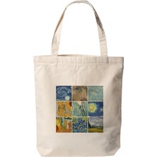 1001 Van Gogh Bez Çanta, Pinterest Omuz ve El Çantası, 35X40CM