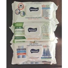1001 Çok Amaçlı Yüzey Temizlik Havlusu 3’lü Set – Beyaz Sabun – Limon Ferahlığı – Mavi Ç