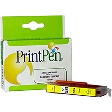 1001 Canon CLI-581XXLY Sarı Extra Yüksek Kapasite Muadil Inkjet Kartuş
