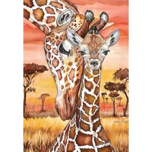 1001 500 Parça Puzzle : Zürafa