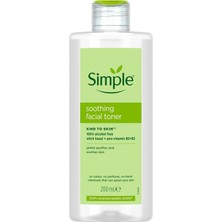 1001 Yatıştırıcı Yüz TONIĞI,%100 Alkol Içermeyen, Hassas Ciltler Için, 200ML