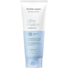 1001 10 Çeşit Hyalüronik Asit Içeren Makyaj Temizleme KÖPÜĞÜ200ML Super Aqua Ultra Hyalron Clean