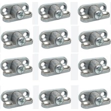 1001 Kelebek Bağlantı, Çektirme Zamak-Metal Köşe Birleştirme Kelebek Bağlantı (12 Adet)