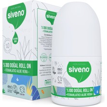 1001 %100 Doğal Roll-On Aloe Vera Deodorant Ter Kokusu Önleyici Bitkisel Lekesiz Vegan 50 ml