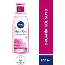 1001 Aqua Rose Organik Gül Suyu Içeren Nemlendirici Tonik (200 Ml), Tüm Cilt Tipleri Için, Gözenek