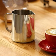 1001 Mallart® Paslanmaz Çelik Sütlük - Barista Süt Isıtıcı & Köpürtücü | Latte Art Pitcher |
