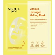 1001 Seoulface Vitamin Hydrojel Şeffaflaşan Eriyen Maske 34 G