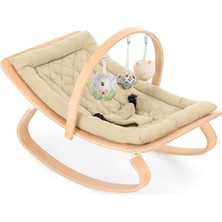 1001 Wooden Ahşap Oyuncaklı Ana Kucağı Ana Dizi Bej | Doğal Ahşap | Doğal Ahşap