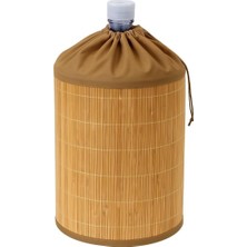1001 Hasır Bambu Damacana Kılıfı – 53X42 cm El Örgüsü Hasır Damacana Örtüsü, Estetik Su Dama