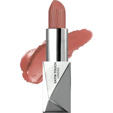 1001 Uzun Süre Kalıcı Nemlendirici Pürüzsüz Etkili Yarı Mat Ruj Satin Touch Lipstick 818 Rookwood