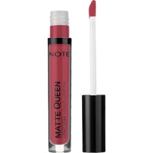 1001 Cosmetics Matte Queen Lipstick 21 Pink Bliss Kalıcı Likit Ruj, Kırmızı