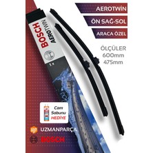 1001 Honda Civic ile Uyumlu Fe 2022-2025 Muz Tipi Aerotwin Ön Silecek Takımı Bosch