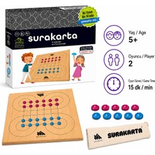 1001 Zet ZA.013.034 Surakarta Ahşap Zeka ve Strateji Oyunu, 5+ Yaş, 2 Oyuncu, Çok Renkli